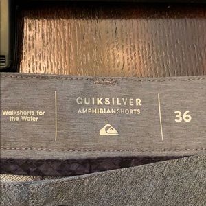 Men’s grey quicksilver shorts